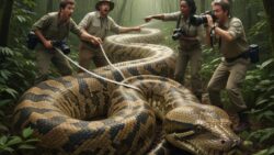 An exceptionally large African python has been officially confirmed by herpetologists during a certified field expedition, stunning the scientific community