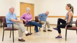 A personal trainer for seniors recommends these 4 seated exercises for core strength