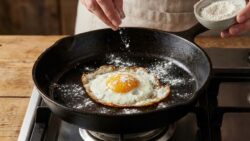 Fried eggs that never stick: the flour trick that divides cooks, no butter or water