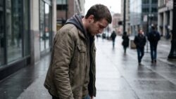 Always walking with your head down might mean you’re more emotionally damaged than depressed, psychology suggests