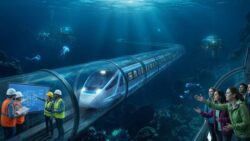 Underwater rail line connecting continents through deep sea tunnel sparks fierce debate among engineers and environmentalists