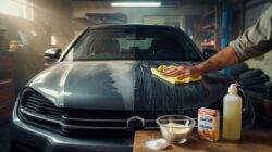 A simple pantry powder rubbed on car plastics restores a deep factory sheen that even surprises seasoned mechanics