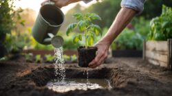 This gentle garden habit reduces plant shock after transplanting