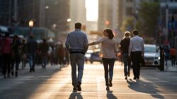 What it really means when someone walks ahead of you, according to psychology
