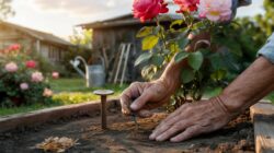 Why old-time gardeners buried a rusty nail at the base of rose bushes