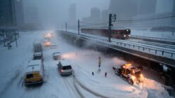 Winter storm warning issued as up to 55 inches of snow could fall and overwhelm roads and rail networks